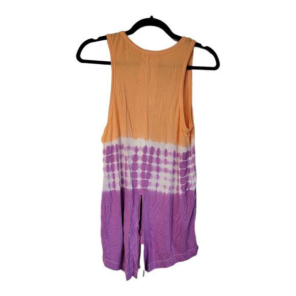 a.n.a. A New‎ Approach Medium Tie Dye Purple Crocus Tank Top - Picture 5 of 6